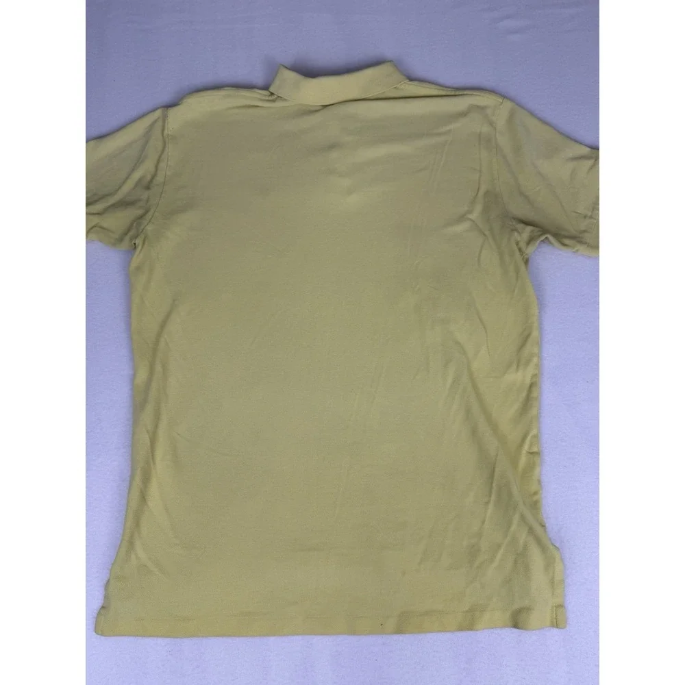 Polo Ralph Lauren Light Yellow‎ Men's Large Short Sleeve Embroidered Golf 0040